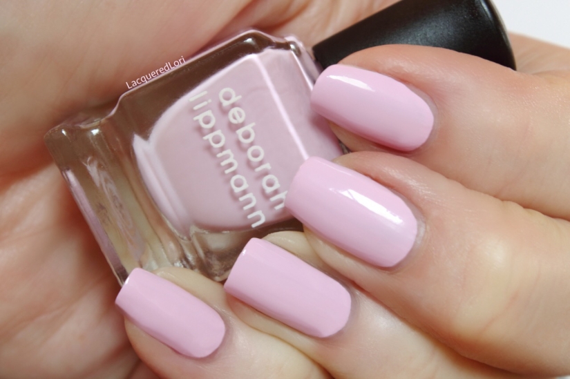 Candy Girl (pastel pink) and Pantone for 2016, this highly opaque creme is perfect in 2 coats.